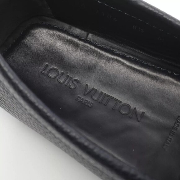 LOUIS VUITTON casual shoes leather Navy Used mens size - Picture 8 of 11